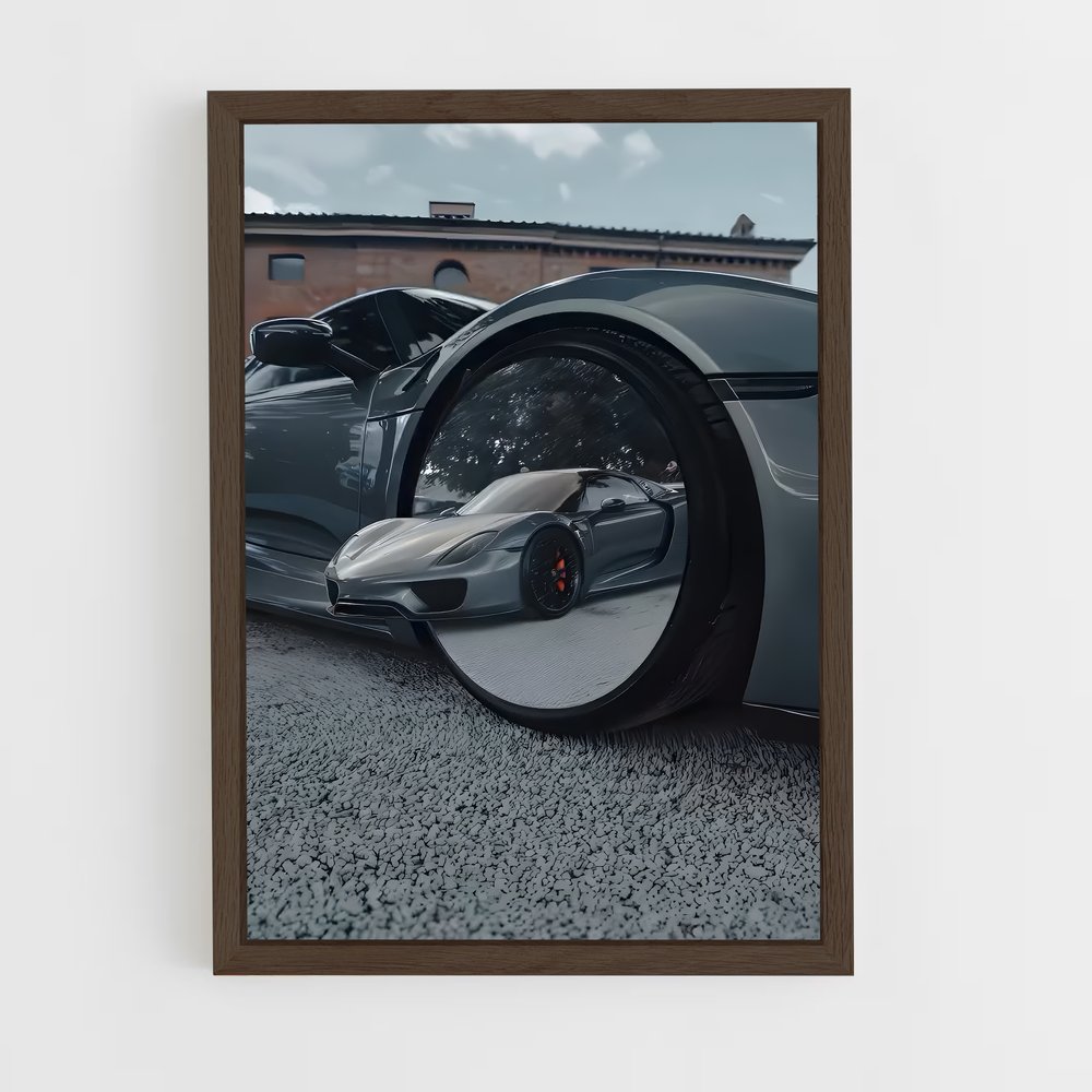 Poster 918 Spyder Resplendissant – affiche Porsche (vue 5)